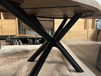 Eetkamertafel mango ovaal 200cm, naturel - afbeelding 1 van  6