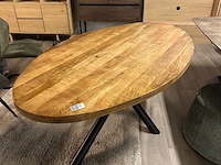 Eetkamertafel mango ovaal 200cm, naturel - afbeelding 2 van  6
