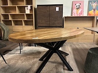 Eetkamertafel mango ovaal 200cm, naturel - afbeelding 3 van  6