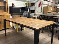 Eetkamertafel mango rechthoek lina 180cm, naturel - afbeelding 1 van  6