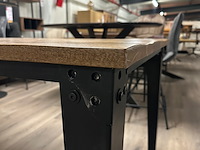 Eetkamertafel mango rechthoek lina 180cm, naturel - afbeelding 2 van  6