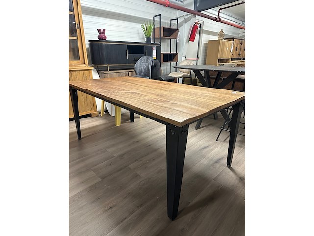Eetkamertafel mango rechthoek lina 180cm, naturel - afbeelding 4 van  6