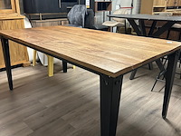 Eetkamertafel mango rechthoek lina 180cm, naturel - afbeelding 4 van  6