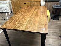 Eetkamertafel mango rechthoek lina 180cm, naturel - afbeelding 5 van  6