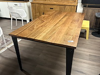Eetkamertafel mango rechthoek lina 180cm, naturel - afbeelding 6 van  6