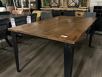 Eetkamertafel mango rechthoek lina 180cm, naturel - afbeelding 1 van  7