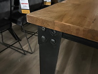 Eetkamertafel mango rechthoek lina 180cm, naturel - afbeelding 3 van  7