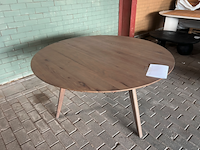 Eetkamertafel massief eiken phoenix, noga design , sita - afbeelding 2 van  4