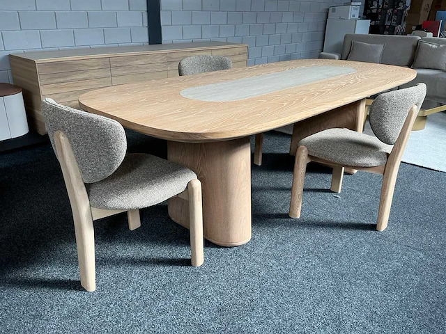 Eetkamertafel met 3 stoelen - afbeelding 2 van  8
