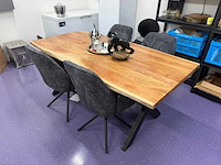 Eetkamertafel met 4 stoelen - afbeelding 1 van  4