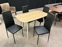 Eetkamertafel met 4 stoelen - afbeelding 3 van  4