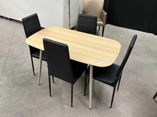 Eetkamertafel met 4 stoelen - afbeelding 4 van  4