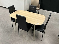 Eetkamertafel met 4 stoelen - afbeelding 4 van  4