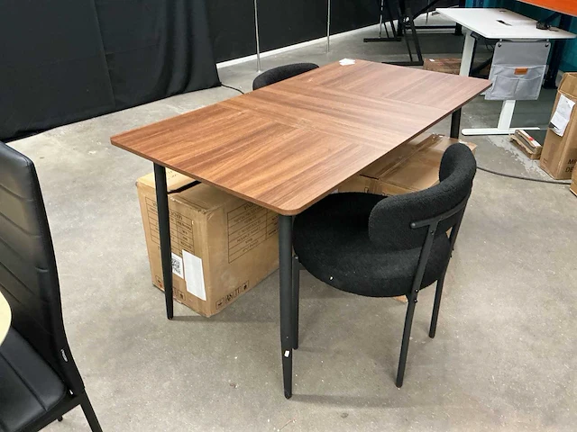 Eetkamertafel met 4 stoelen - afbeelding 2 van  4