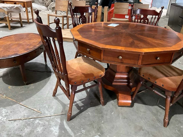 Eetkamertafel met 4 stoelen - afbeelding 4 van  10