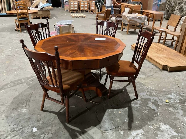 Eetkamertafel met 4 stoelen - afbeelding 8 van  10