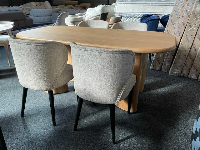 Eetkamertafel met 4 stoelen - afbeelding 4 van  6