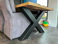Eetkamertafel met 4 verrijdbare stoelen - afbeelding 3 van  4