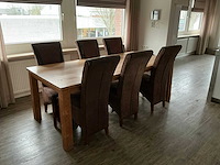 Eetkamertafel met 6 stoelen - afbeelding 1 van  3