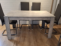 Eetkamertafel met 6x stoel - afbeelding 3 van  7