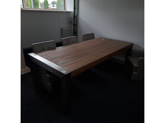 Eetkamertafel met 6x verrijdbare fauteuil - afbeelding 6 van  11