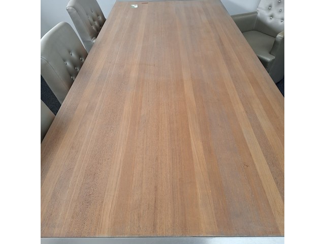 Eetkamertafel met 6x verrijdbare fauteuil - afbeelding 9 van  11