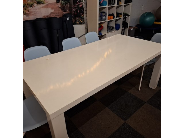 Eetkamertafel met 7x stoel - afbeelding 4 van  6