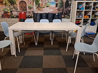 Eetkamertafel met 7x stoel - afbeelding 2 van  6