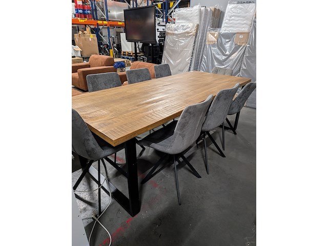Eetkamertafel met 8 stoelen - afbeelding 6 van  13