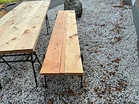 Eetkamertafel met bank en 4 stoelen - afbeelding 5 van  6