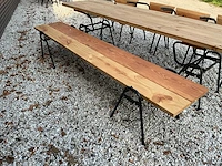 Eetkamertafel met bank en 4 stoelen - afbeelding 6 van  6