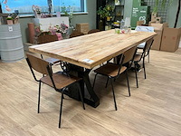 Eetkamertafel met stoelen - afbeelding 1 van  6