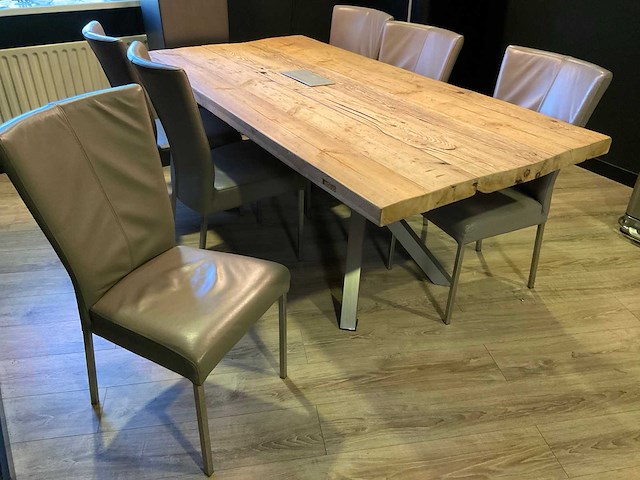 Eetkamertafel met stoelen - afbeelding 7 van  12