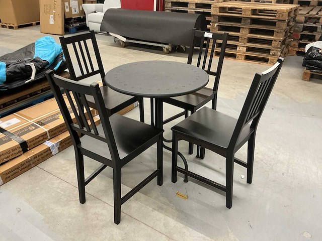 Eetkamertafel met stoelen - afbeelding 1 van  3