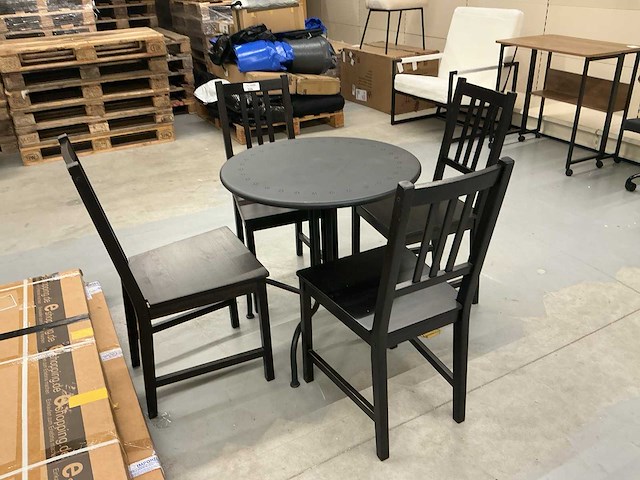 Eetkamertafel met stoelen - afbeelding 2 van  3
