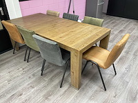Eetkamertafel met stoelen - afbeelding 1 van  3