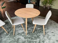 Eetkamertafel met stoelen - afbeelding 2 van  4