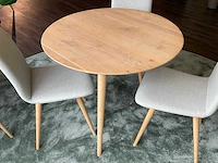Eetkamertafel met stoelen - afbeelding 3 van  4