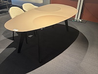 Eetkamertafel, nn, goud/zwart