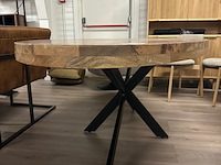 Eetkamertafel pieter mano ovaal 210cm, mango, naturel - afbeelding 2 van  5