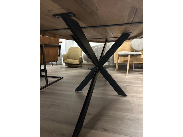 Eetkamertafel pieter mano ovaal 210cm, mango, naturel - afbeelding 4 van  5