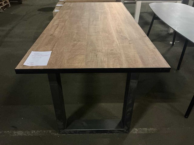Eetkamertafel robuust 220 cm - afbeelding 2 van  6
