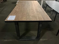 Eetkamertafel robuust 220 cm - afbeelding 2 van  6