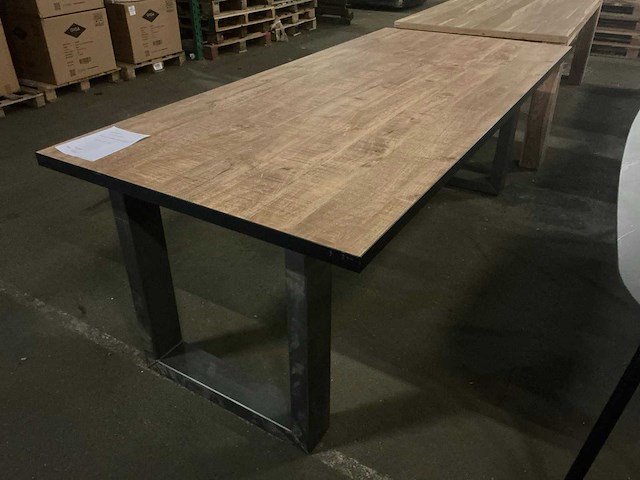 Eetkamertafel robuust 220 cm - afbeelding 3 van  6