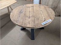 Eetkamertafel rond 110 cm. - afbeelding 1 van  3