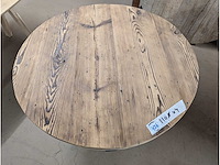 Eetkamertafel rond 110 cm. - afbeelding 3 van  3