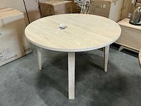 Eetkamertafel rond ø120xh75,5cm
