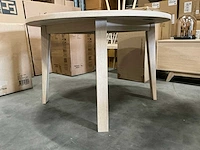 Eetkamertafel rond ø120xh75,5cm - afbeelding 3 van  3