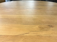 Eetkamertafel rond mango 120cm, mango, naturel - afbeelding 6 van  6