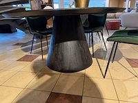 Eetkamertafel, rond zwart - afbeelding 3 van  5